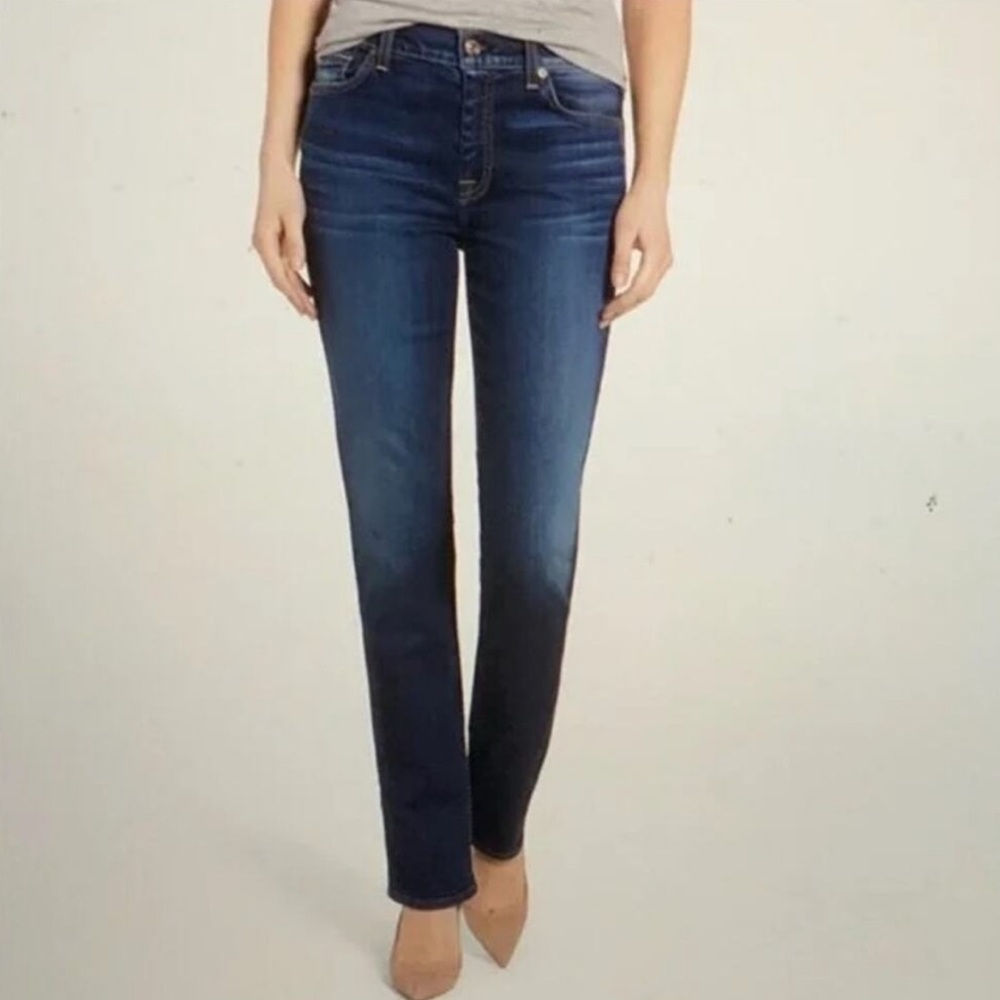 7 FOR ALL MANKIND Dylan mid rise straight leg jeans